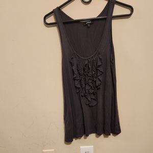 Express ruffle front tank